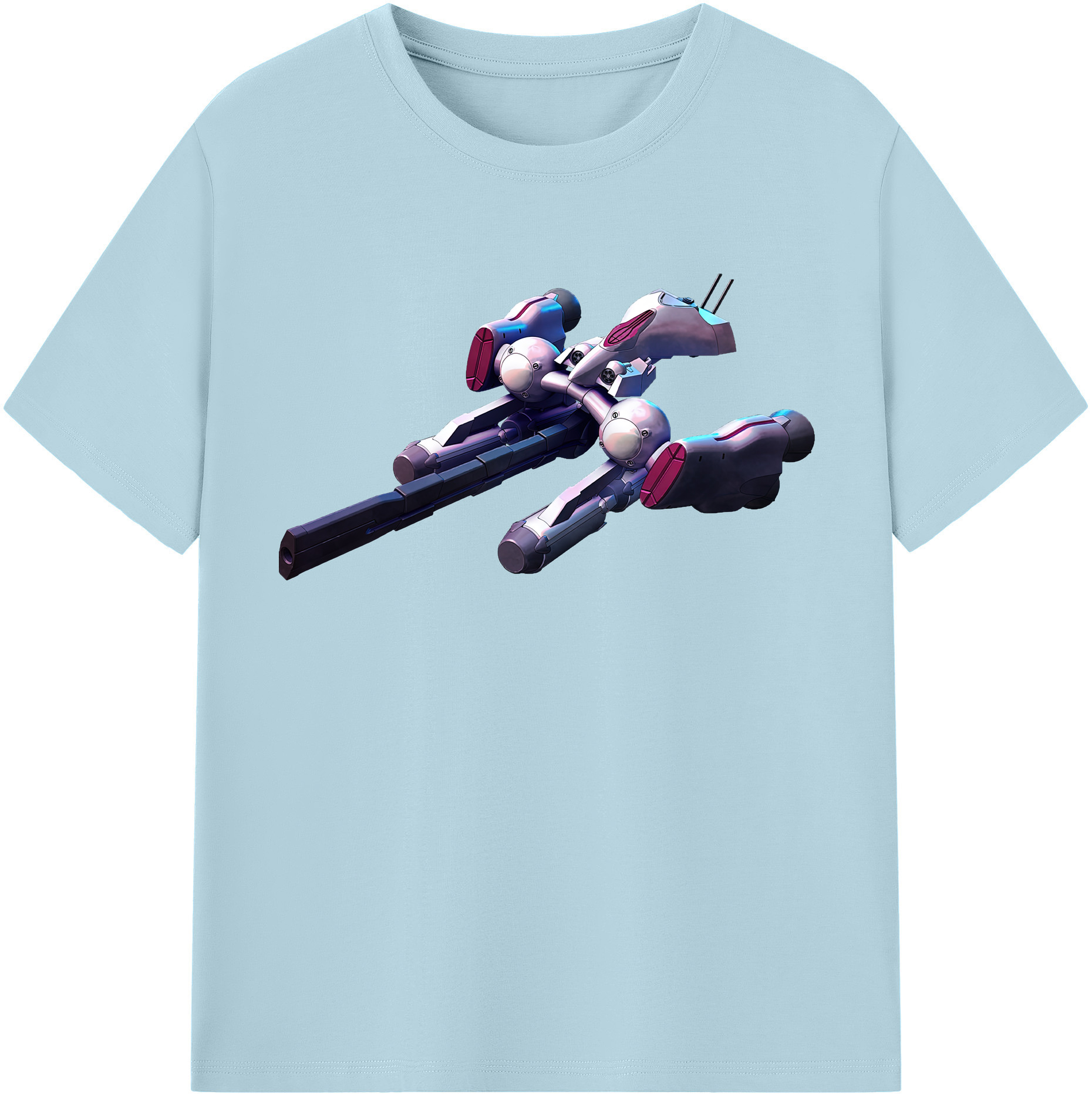 （画像用） 機動戦士ガンダム Mobile Suit Gundam 綿100％半袖Tシャツ（フロントプリント）